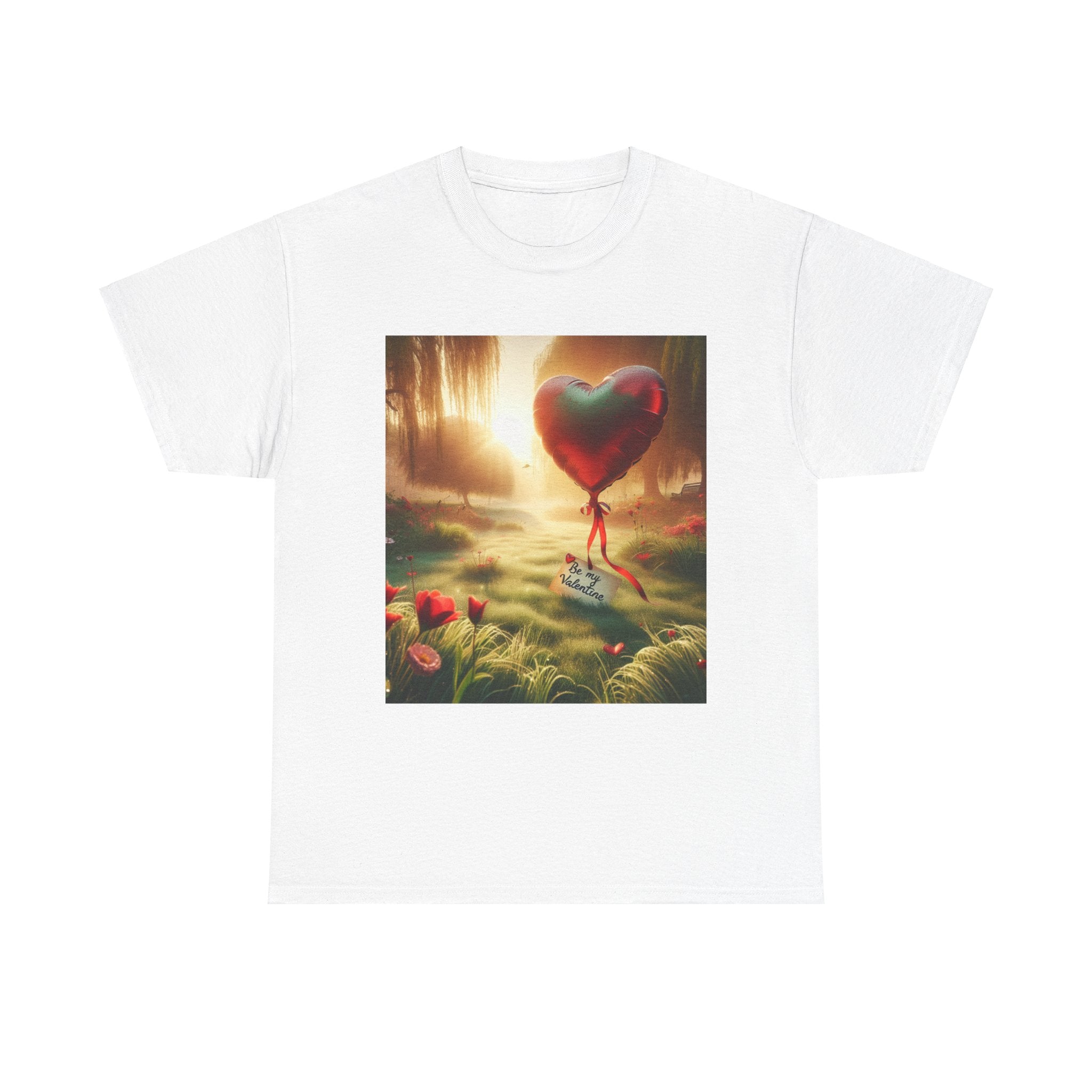 Valentine's Day Unisex Heavy Cotton Tee - Be My Valentine Shirt